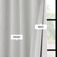 thumbnail image 5 of HPD Half Price Drapes Oyster Mist Faux Linen Grommet Room Darkening Curtain (1 Panel), Oyster, 50W X 108L, 5 of 10