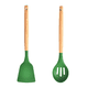 thumbnail image 1 of Silicón antiadherente de 2 piezas que cocina los utensilios de cocina, sistema resistente al calor del utensilio de los artilugios de la cocina, 1 of 5