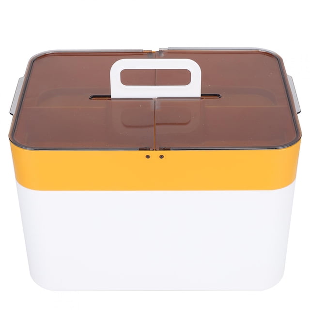 Caja de Almacenamiento Ormromra FloreceBien L Doble Capa a Prueba de Polvo