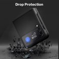 thumbnail image 2 of Galaxy Z Flip 3 5G Case, Dteck Matte Thin Hard PC with TPU Soft Hinge Full Protection, Heavy Duty Shockproof Case Compatible with Samsung Galaxy Z Flip 3 5G (2021)-Black, 2 of 6