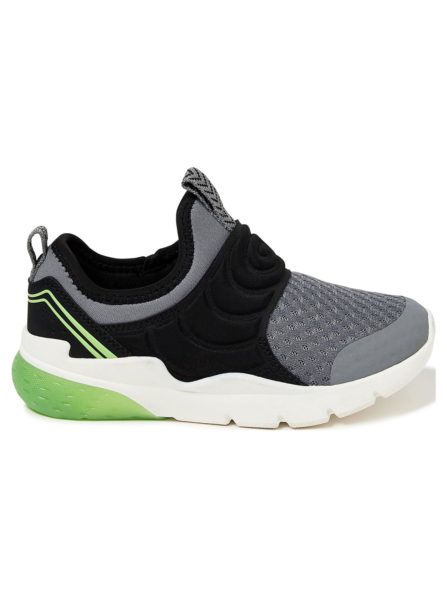 Athletic Works Little and Big Boys Slip-on Athletic Sneakers, Sizes 13-6