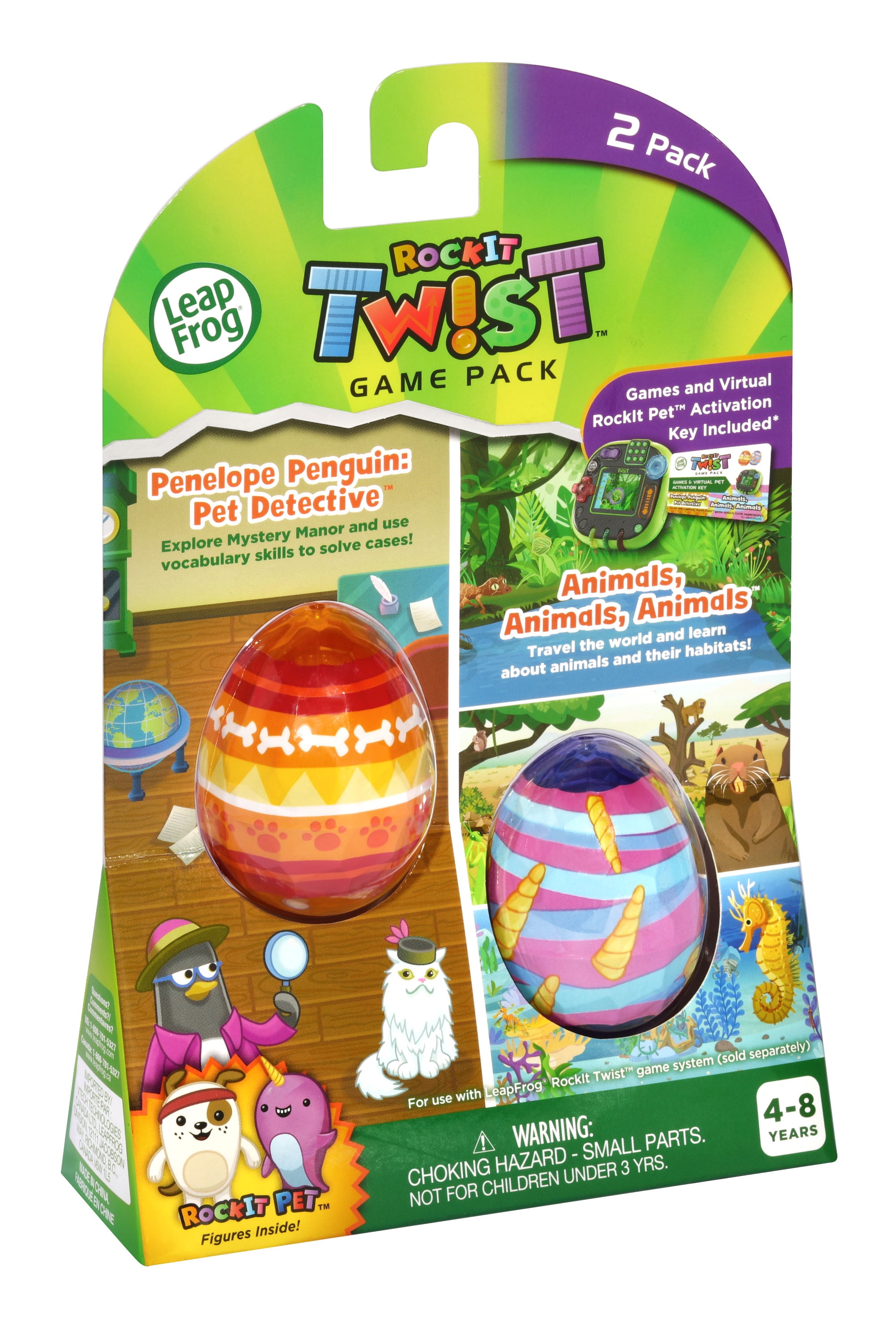 LeapFrog RockIt Twist Game Pack: Animals, Animals, Animals