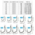 thumbnail image 2 of Uxcell 7# Small Fishing Hooks with 45cm Line, 0.45x0.24 Inch Double Hook Rigs with Barb Fishing Hook, Silver Tone 20Pcs, 2 of 4