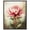 Black Frame, variant on Petal Prism Protea I Canvas Print Spring Wall Decor by Art Remedy, Gold Frame, 36 x 45