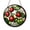 Stained Glass 5.9 Inch, variant on Strawberry Window Suncatcher with Stained Glass Look, Home Kitchen Window Decor Featuring Berry Design