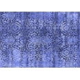 thumbnail image 1 of Ahgly Company Machine Washable Indoor Rectangle Oriental Blue Industrial Area Rugs, 7' x 9', 1 of 4