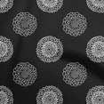 thumbnail image 1 of oneOone Polyester Spandex Black Fabric Florals Sewing Craft Projects Fabric Prints By Yard 56 Inch Wide, 1 of 4