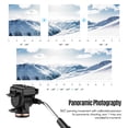 thumbnail image 2 of Pan Head,1/4 Inch Quick Head Head Load Video Fluid Pan Inch Quick Plates Head Load With Professional Camera Video Camera Video Fluid Plates Compatible With Pan Head Compatible With Dslr Zdhf, 2 of 7