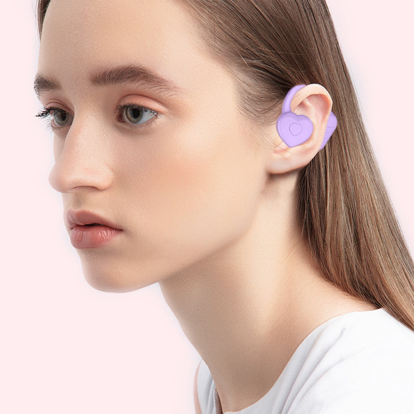 Bluetooth Headphones True Wireless Earbuds 60H Playback LED Power Display Earphones with Wireless Charging Case IPX5 Waterproof in-Ear Earbuds with Mic for TV Smart Phone Laptop Computer Sports