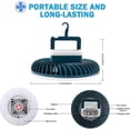 thumbnail image 2 of Campinglampe,54 Led Camping Laterne Usb Aufladbar,ventilador Laterne Mit Magnet & Hanging Haken,lampe al aire libre Fr Camping,abenteuer,angeln,notfall, Str, 2 of 5