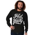 thumbnail image 5 of Live Fast Die Young Novelty Rebel Long Sleeve TShirt Men Women Brisco Brands X, 5 of 6