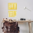 thumbnail image 3 of Stupell Industries Yellow Howdy & Yeehaw Typography Painting White Framed Art Print Wall Art, 14 x 11, Set of 2, 3 of 10