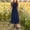 Navy, variant on Women's Summer Casual Flutter Short Sleeve Crew Neck Smocked Elastic Waist Tiered Midi Dress Comfy Summer Dresses Women Vintage Dress Maxi Dress Summer Maxi Dress with Sleeves Women Party Dress T