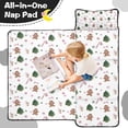 thumbnail image 4 of White Christmas Gingerbread Man Pattern Toddler Nap Mats for Kids Preschool,50"x20" Sleeping Mat Bag or Kids,Toddler Sleeping Bag,Toddler Nap Mat or Daycare, 4 of 6