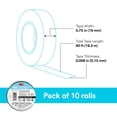 thumbnail image 4 of Cinta aislante 3M Temflex 165 verde 19 mm x 18 m, 10 rollos, 4 of 5