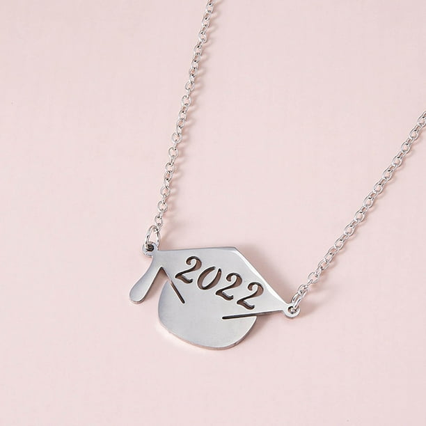 1 Pieza Collar Colgante Del Sombrero De Graduación De La Clase De 2024 De Aleación De Zinc Para Mujeres, Regalo De Graduación | Moda De Mujer | México