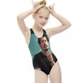 thumbnail image 6 of Johnny Depp Swimwear Kids' One-Piece Swimsuit Quick-Dry Cute Printed Girls' Swimwear Bathing Suit for Beach & Pool 9-11Y(140cm), 6 of 8