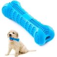 thumbnail image 1 of Dog Toothbrush Toy – Dog Chew Bone for Teething – Silicone Puppy Training Interactive Dog Toys – Multifunctional, Teeth Cleaning + Gum Massage – for Small Dogs, 1 of 8
