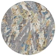 thumbnail image 2 of Addison Rugs Chantille Indoor/Outdoor Transitional Abstract Gray Machine Washable Round Rug, 8' x 8', 2 of 8