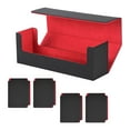 thumbnail image 4 of Caja para baraja de cartas coleccionables, caja para cartas de juego, protección para tarjetas de béisbol, colección de pasatiempos Rojo, 4 of 9