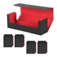 thumbnail image 4 of Caja para baraja de cartas coleccionables, caja para cartas de juego, protección para tarjetas de béisbol, colección de pasatiempos Rojo, 4 of 9