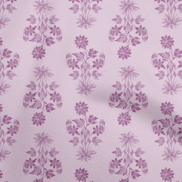 oneOone Cotton Jersey Light Pink Fabric Watercolor Craft Projects Decor Fabric Printed By The Yard 58 Inch Wide