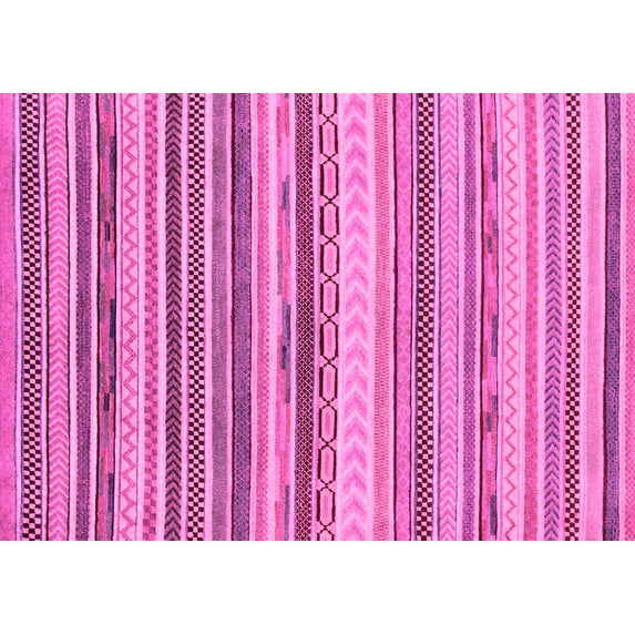 Ahgly Company Indoor Rectangle Southwestern Pink Country Area Rugs, 4' x 6'