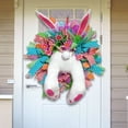 thumbnail image 7 of Easter Decorations for Home Clearance! Easter Able To Move And Make Sounds Home Decoration Artificial Flower Wreath Front Door Decoration Flower Spring Wreath, 7 of 7