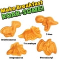 thumbnail image 3 of Waffle Wow Dinosaur Mini Waffle Maker- 5 Different 3D Shaped Dinos in Minutes- Breakfast for Kids, Adults w Cool Novelty Pancakes, Electric NonStick Waffler Iron, 3 of 6