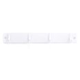 thumbnail image 2 of Richelieu T562130 12-9/16" Wide 4 Hook Metal Coat Rack - White, 2 of 4