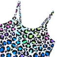 thumbnail image 3 of Godderr Toddler Girls Leopard Print Swimswear Bikini Set Beach Sport 1-Piece Swimsuit 4-12Y, 3 of 9