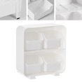 thumbnail image 3 of Organizador de cajones de escritorio multiusos para el hogar o el dormitorio con capacidad de almacenamiento apilable para artículos de papelería y cosméticos, 3 of 8