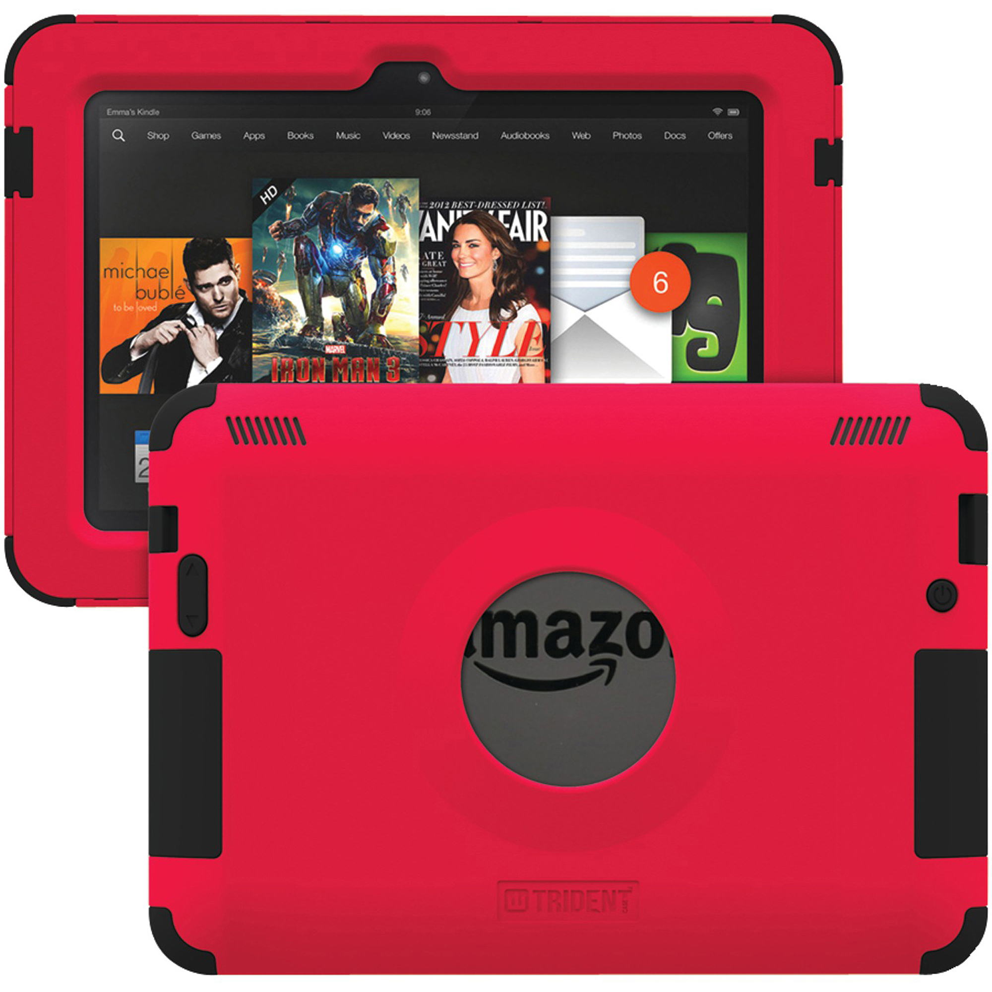 Trident Amsamzkfhdx7red Kindle Fire H