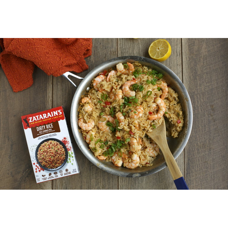 Zatarain's Dirty Rice Mix, 8 oz Packaged Meals 