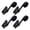 Black 4 meters, variant on 4Pack Cargo Tie Down Strap 800kg(1700lbs) for Easy Loads Securing Reflective Ratchet Straps for Trucks Boat(13ft/19ft)