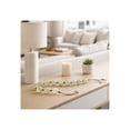 thumbnail image 2 of Modern Frosted Glass Bead for Home Decor and Bathroom - Refined Garland with Jute Cord Accent for Shelf and Coffee Table Styling - Light Reflective Piece for Office and Living Room - 3", Green, 2 of 11