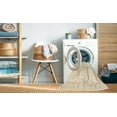 thumbnail image 2 of Ahgly Company Machine Washable Indoor Rectangle Abstract Khaki Gold Area Rugs, 8' x 12', 2 of 7