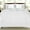White, variant on Sweet Home Collection Bed-In-Bag Comforter & Marble Print Sheet Set