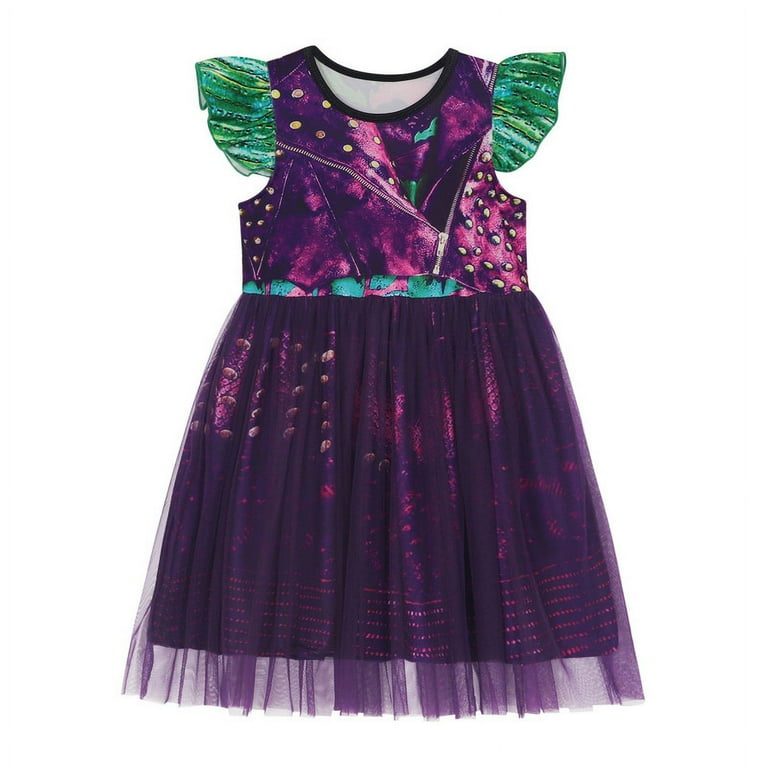 open lace back dress Eledobby Evie Descendants Costume Dress with Wig for Girls Long Sleeve  V-Neck Dresses Kids Cosplay Fancy Dress Halloween Fancy Dress Outfits Blue  7-8 Years : Amazon.nl: Toys & Games