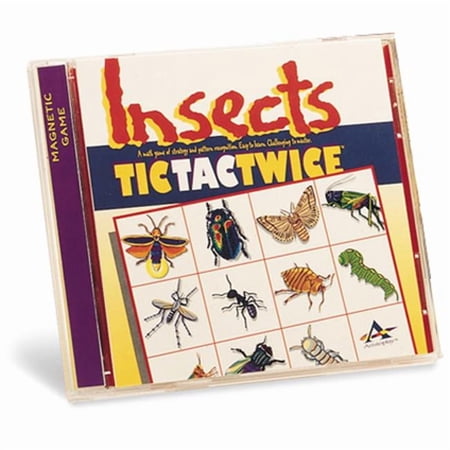 Talicor 805MI Insects Magnetic Tic Tac Twice Game