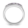 thumbnail image 2 of 925 Sterling Silver Purple Cubic Zirconia Cz Ring Stone, 2 of 7