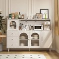 thumbnail image 4 of Nordic Luxury Doors Minimalist Sideboard Italian Hallway Laden Kitchen Wood Cabinet Shelf Free Shipping Muebles Home Furniture My Lux Decor Round, 4 of 23