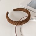 thumbnail image 4 of CSChome Bandeau pour Femmes Style Coréen Rétro Antidérapant Bandeau Large Accessoires pour Cheveux, 4 of 7