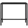 thumbnail image 5 of vidaXL 7 Piece Garden Bar Set with Cushions Poly Rattan Black, 5 of 5