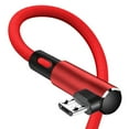 thumbnail image 6 of Welling V8 Data Cable 90 Degrees Elbow Fast Charging Plug Play Micro USB Mobile Phone Data Cord Charger Wire for Smart Phone, 6 of 10
