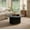 Black, variant on Christopher Knight Home 33.46" Round Coffee Table with Fluted Pedestal Base, Black + White