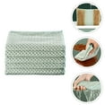 thumbnail image 2 of HERFIER 5pcs Kitchen Dishcloths Practical Dish Towels Household Cleaning Cloths (Green) 11.79x11.79x0.08in, 2 of 9