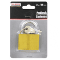 thumbnail image 2 of 6 Pack Padlock Small Padlock with Key for Luggage Lock, Backpack, Gym Locker Lock, Suitcase Lock, Classroom Matching Game and More, 2 of 3