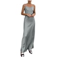 thumbnail image 3 of Sentmoon Spring Break Dresses Wedding Dress Summer 2026 Solid Color Sleeveless Backless Regular Fit Spaghetti Strap Plus Size Sun Dress for Concert and Rave S-XXL, 3 of 9