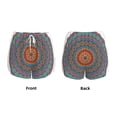 thumbnail image 5 of Vsdgher Mandala Print Women's Running Double Layer Shorts High Waisted with Pockets Elastic Yoga Workout Athletic Gym Sports, 5 of 8